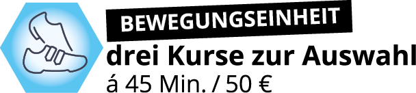Sechseck blau Bewegungseinheit